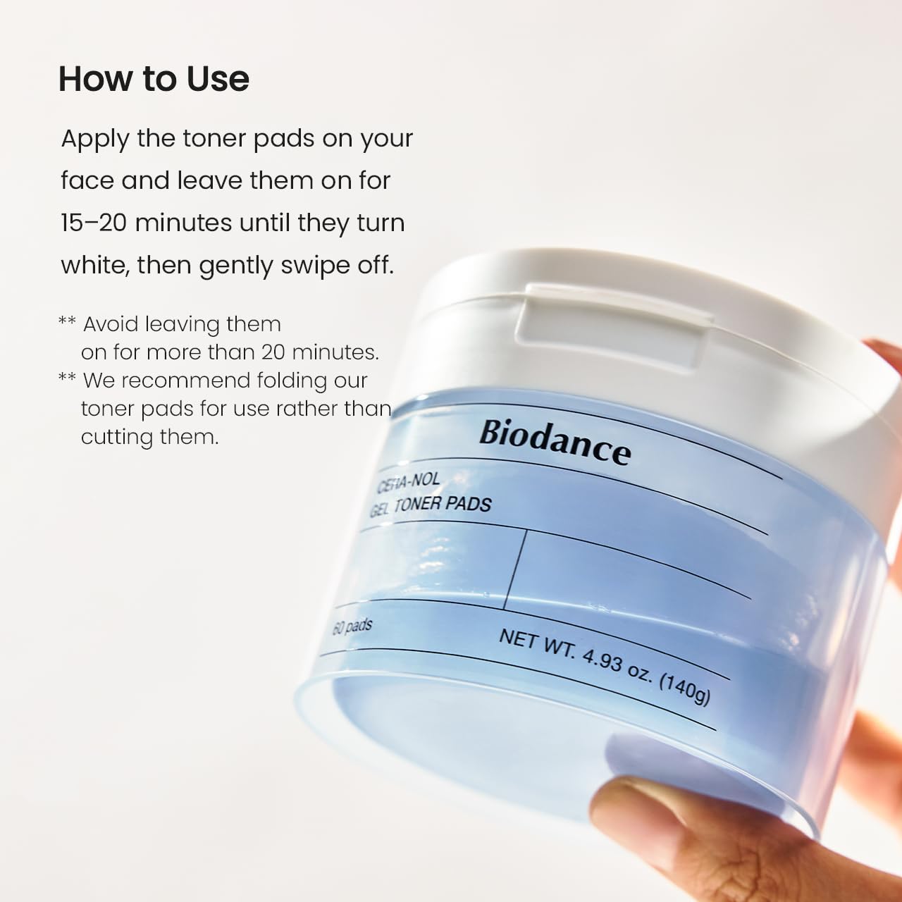 BIODANCE Hydro Cera-Nol Gel Toner Pads