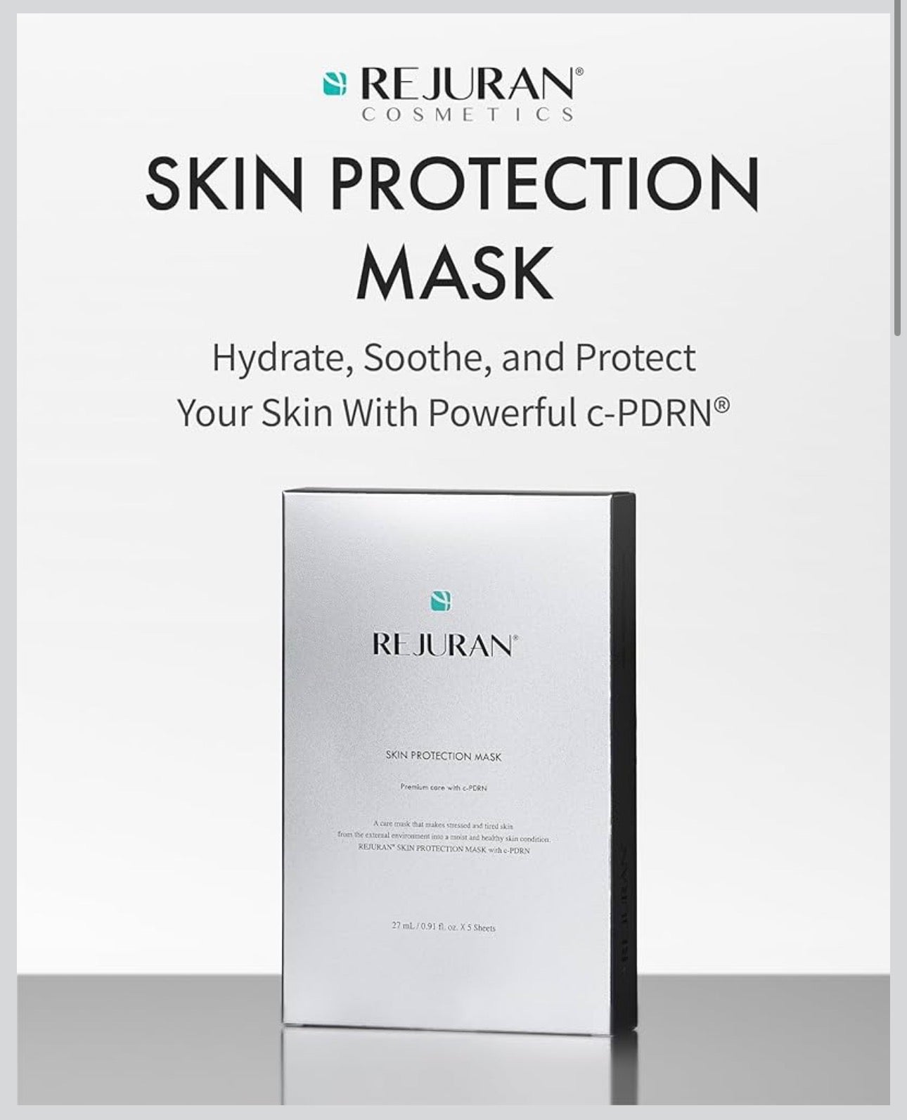 Rejuran Skin Protection Mask 1pc