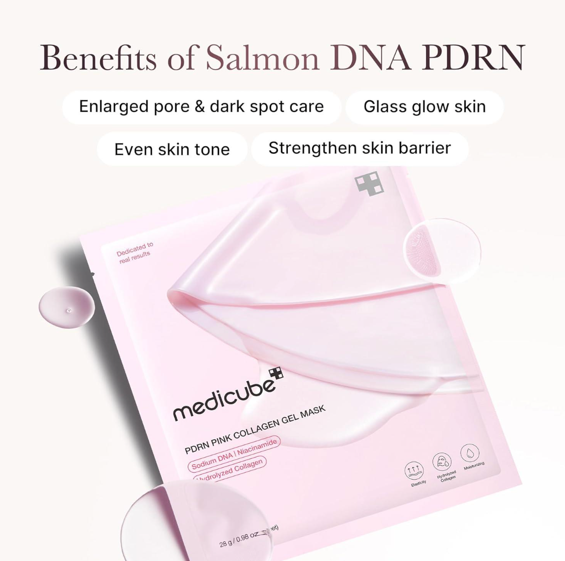 Medicube PDRN Pink Collagen Gel Mask - 1 Sheet