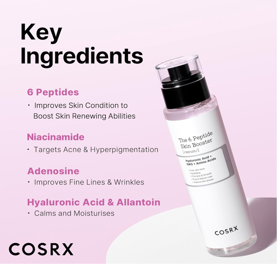 COSRX 6X Peptide Collagen Booster Toner Serum