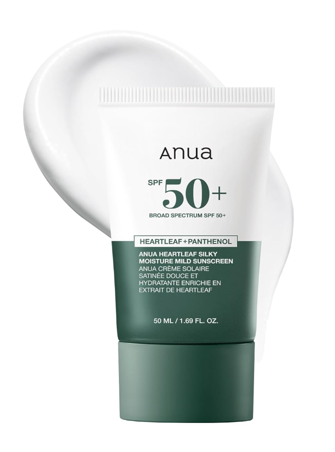 Anua Heartleaf Silky Moisture Sunscreen SPF 50+