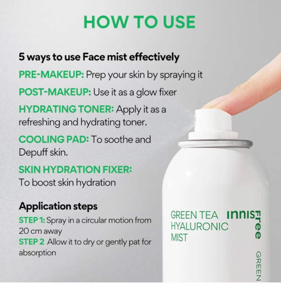 Innisfree Green Tea Hyaluronic Mist