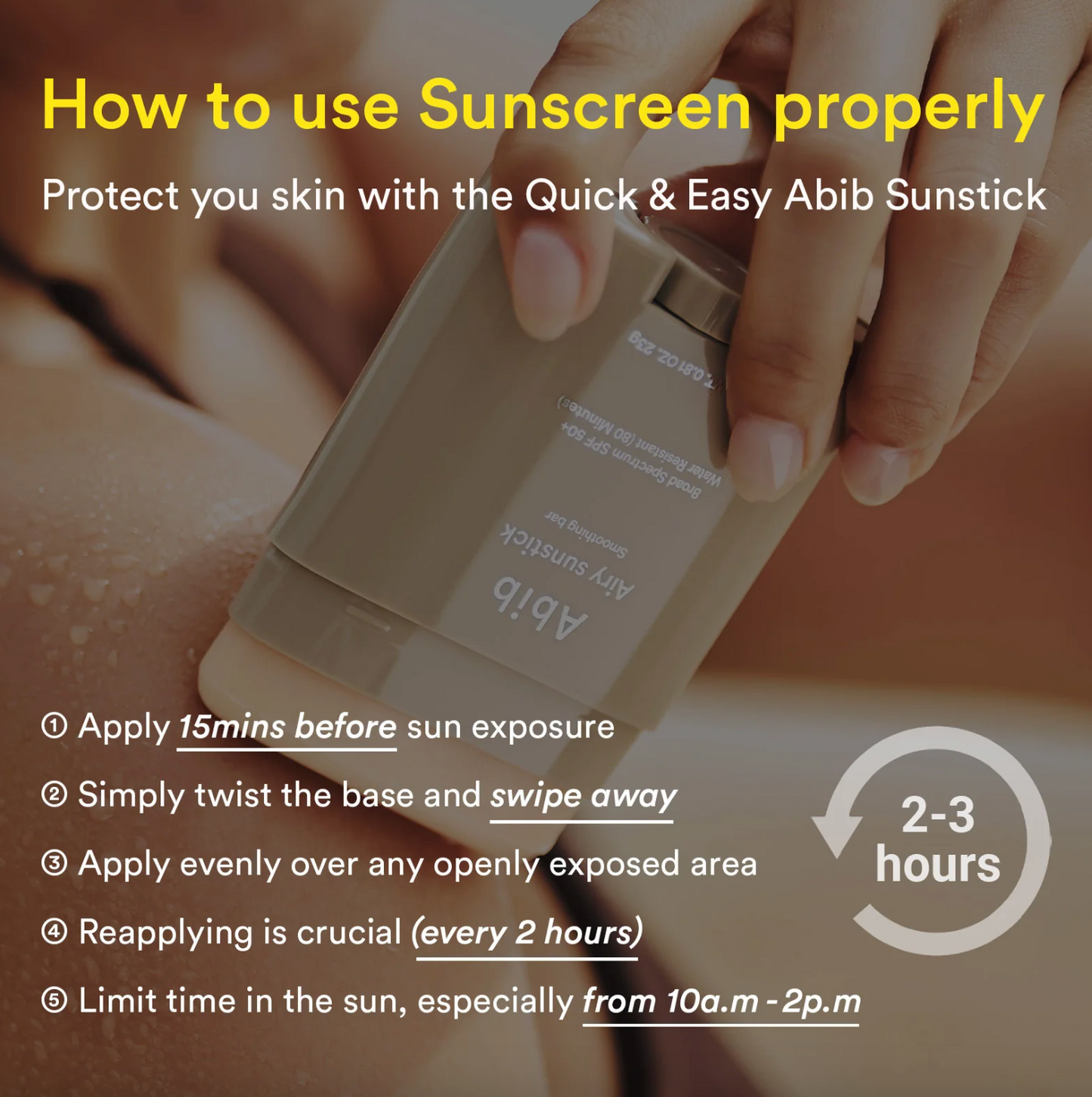 Abib Airy Sunstick Smoothing Bar