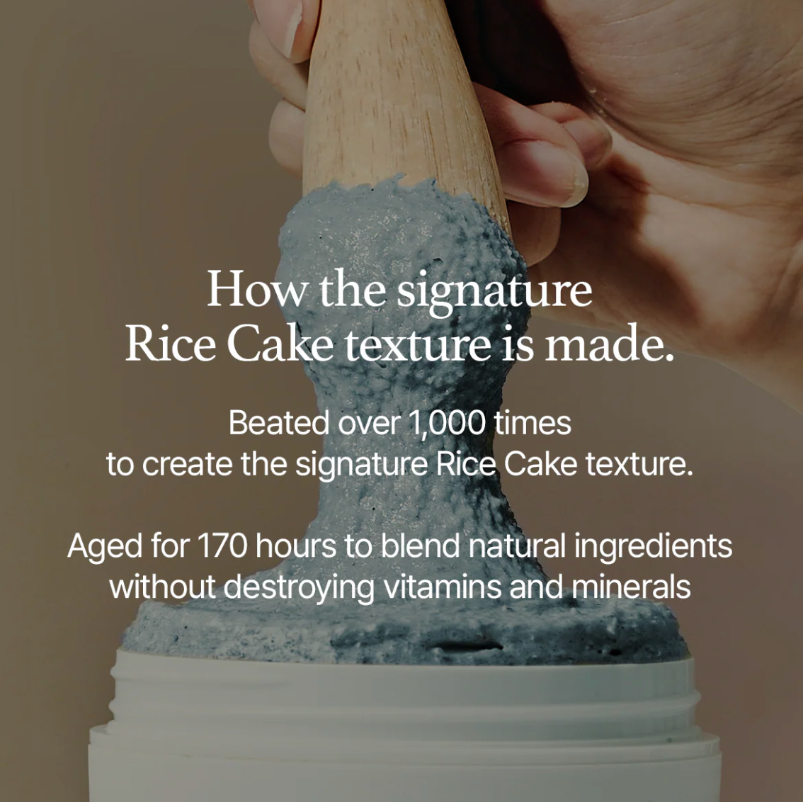 Arencia Blue Hyssop Rice Mochi Cleanser