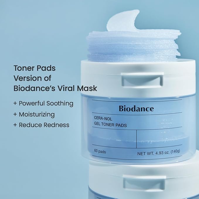 BIODANCE Hydro Cera-Nol Gel Toner Pads