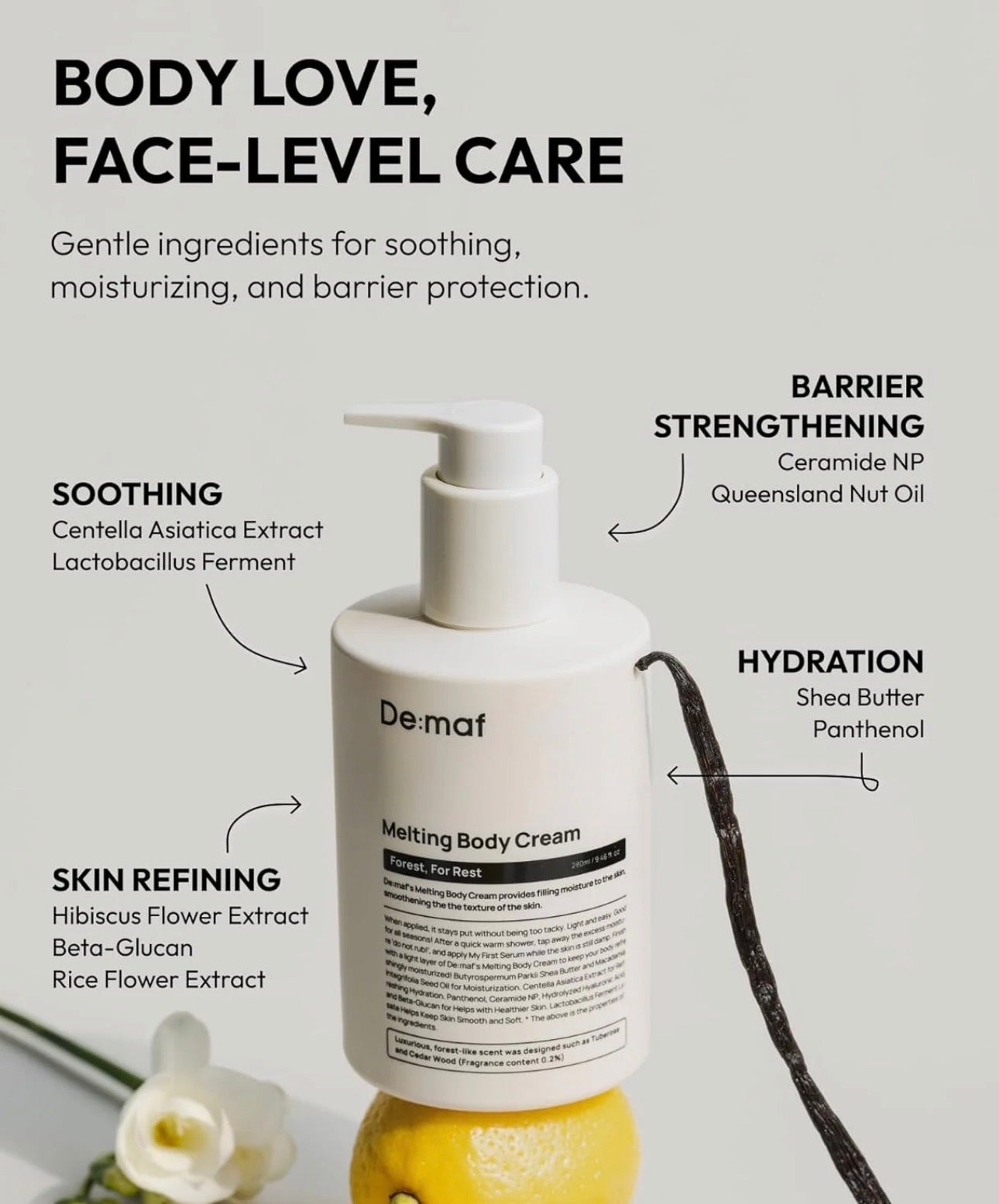 De:maf Forest For Rest Melting Body Cream