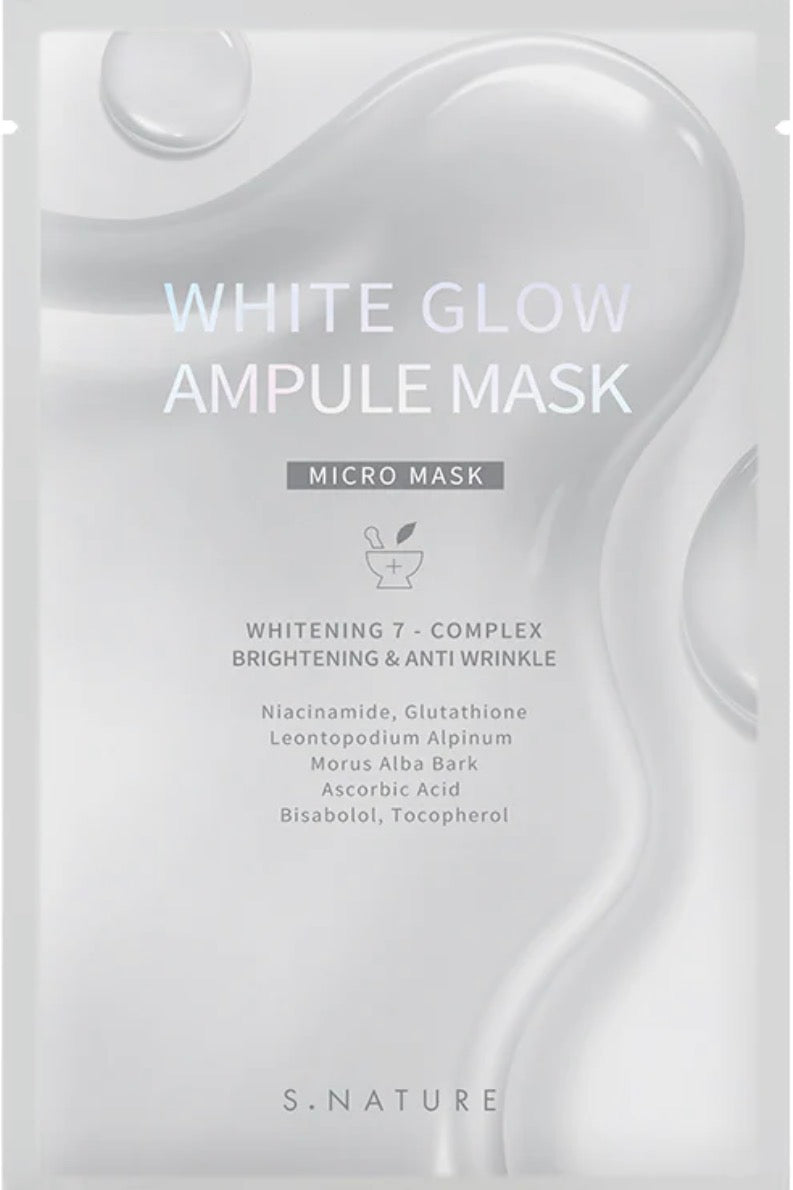 S. Nature White Glow Ampoule Mask