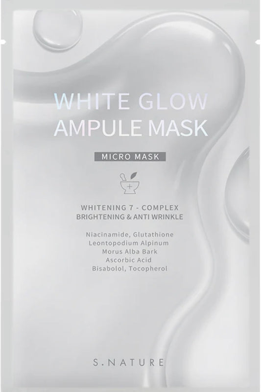 S. Nature White Glow Ampoule Mask