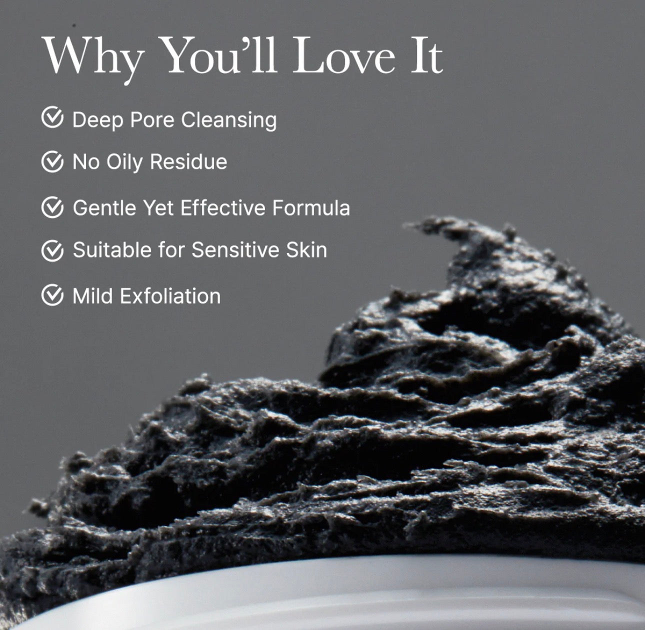 Arencia Black Tea Rice Mochi Cleanser