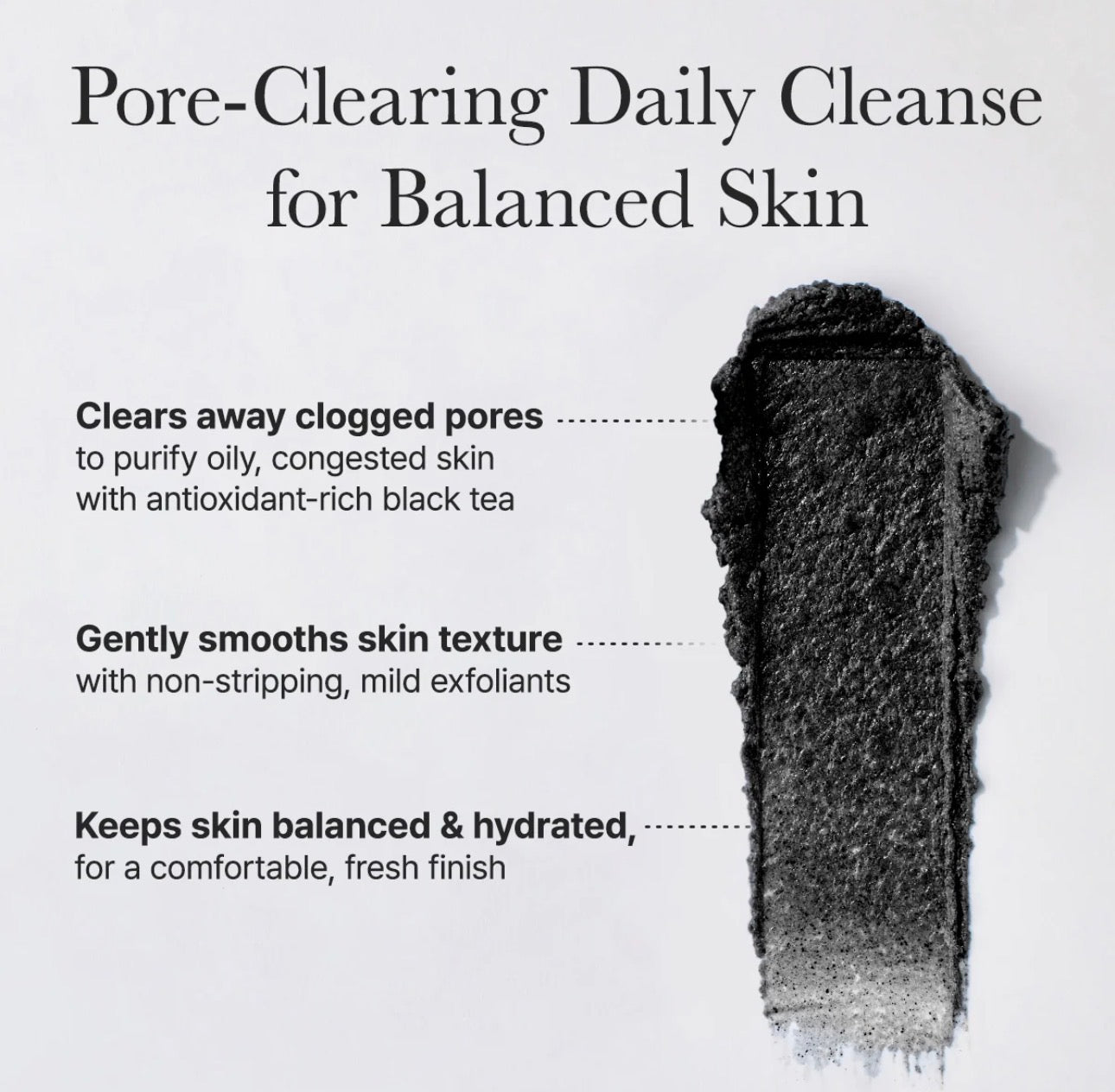 Arencia Black Tea Rice Mochi Cleanser