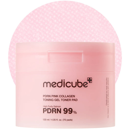 Medicube PDRN Pink Collagen Toning Gel Toner Pad