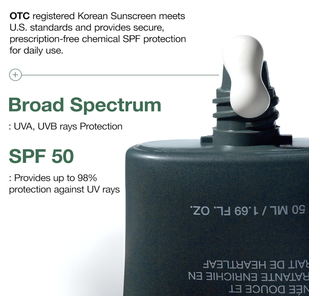 Anua Heartleaf Silky Moisture Sunscreen SPF 50+