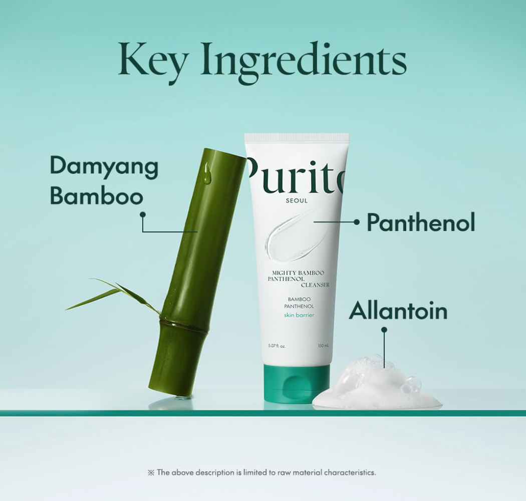 Purito SEOUL MIGHTY BAMBOO PANTHENOL CLEANSER 150ML