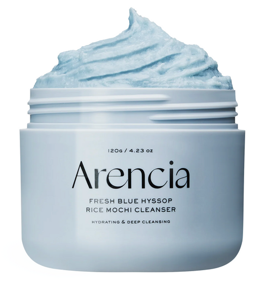 Arencia Blue Hyssop Rice Mochi Cleanser