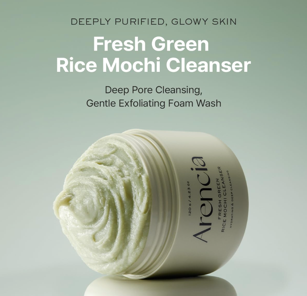 Arencia Fresh Green Rice Mochi Cleanser