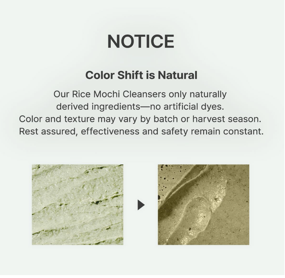 Arencia Fresh Green Rice Mochi Cleanser